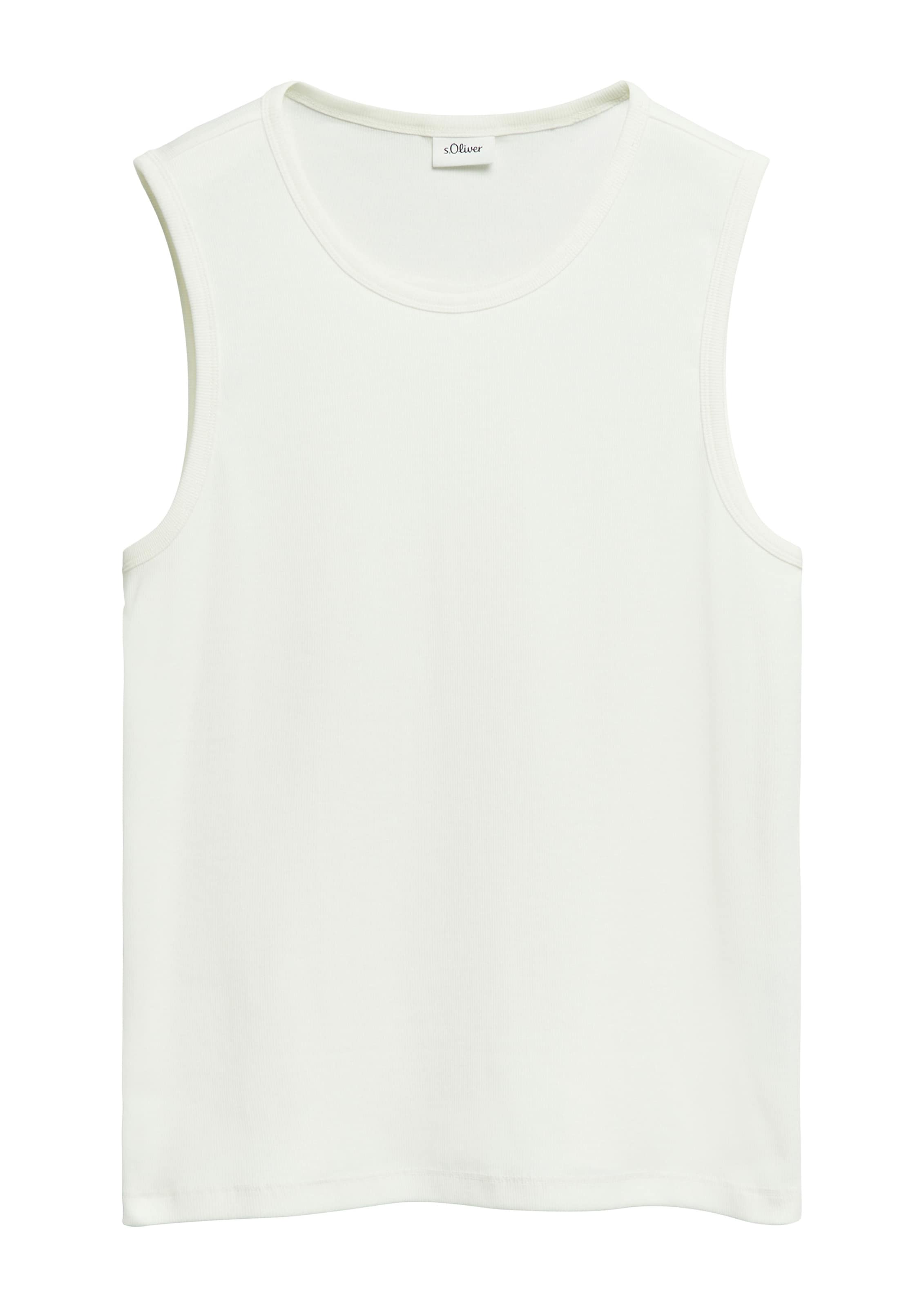 s.Oliver T-Shirt in Beige: Vorderseite