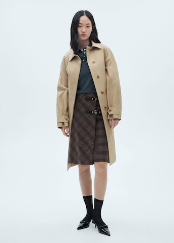 MANGO Skirt 'Gales' in Grey: front