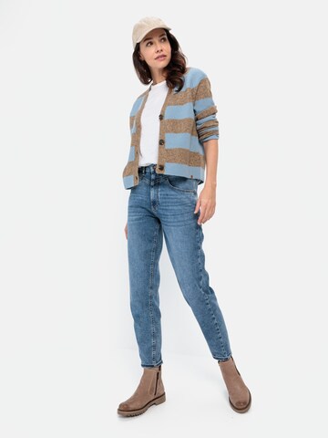 CAMEL ACTIVE Strickcardigan mit Streifenmuster in Blau