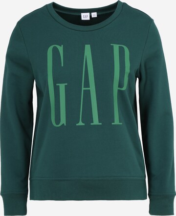 Gap Petite Sweatshirt in Green: front