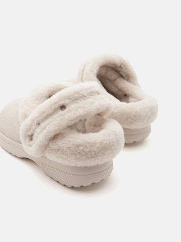 Crocs - Zuecos en beige
