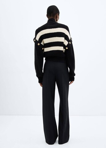 MANGO Sweater 'Double' in Black