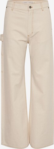 InWear Wide leg Jeans 'Anson' in Wit: voorkant