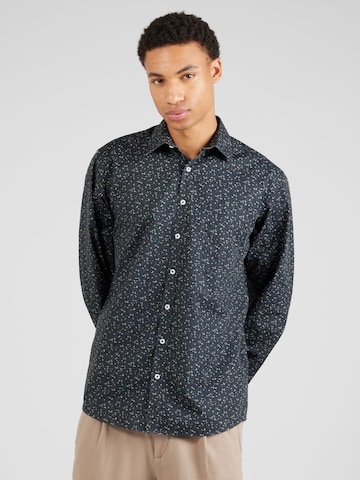 Jack's Regular fit Button Up Shirt in Green: front