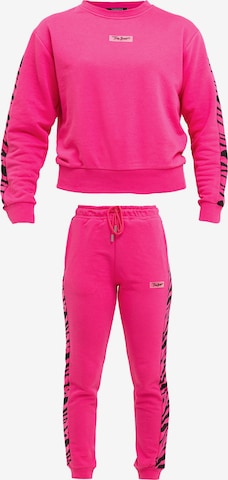 Tom Barron Freizeitanzug in Pink: Vorderseite