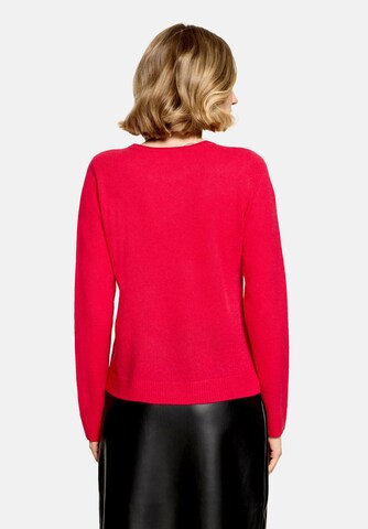 Cartoon Pullover in Rot
