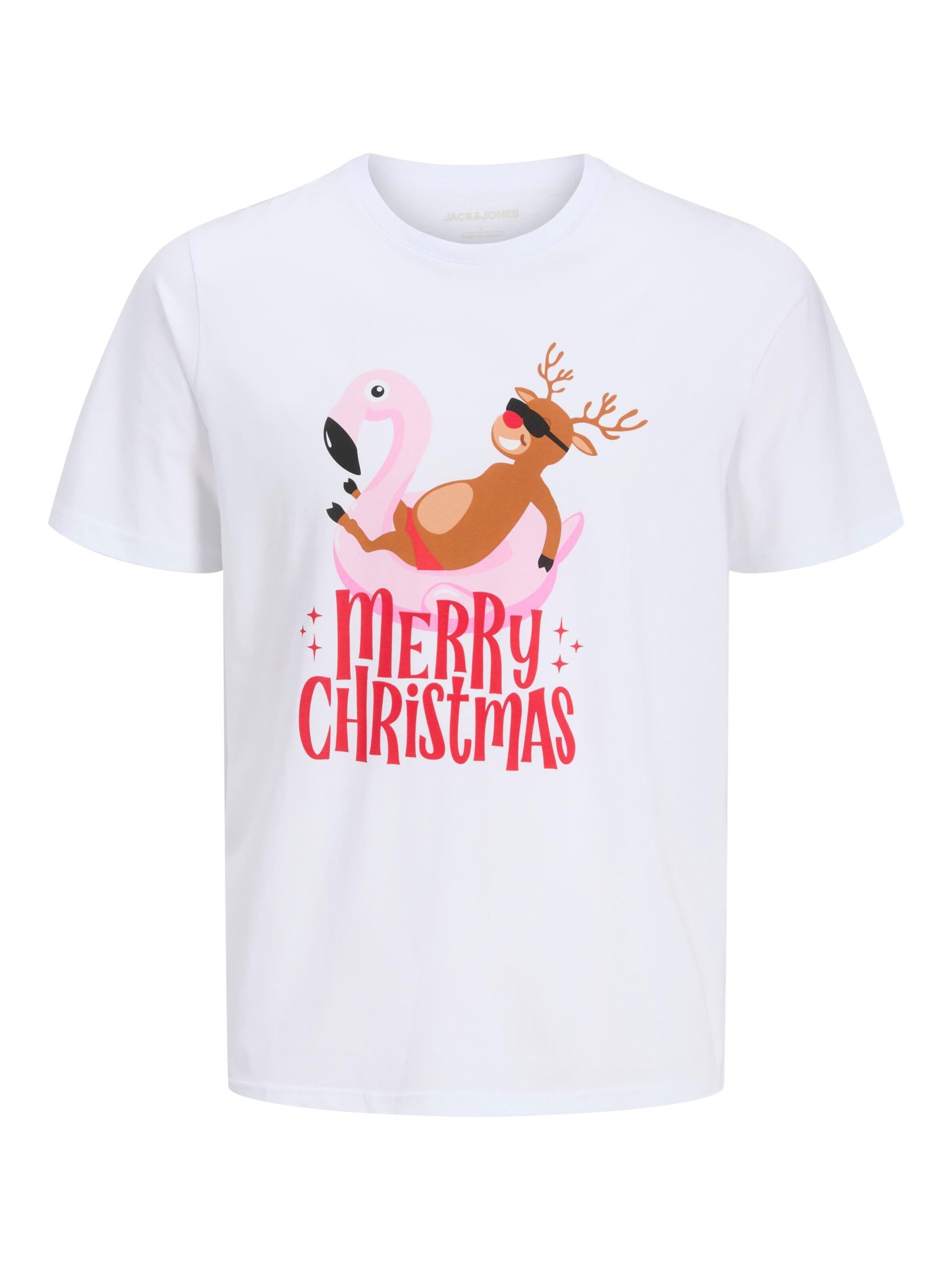 JACK & JONES Shirt in Wit: voorkant