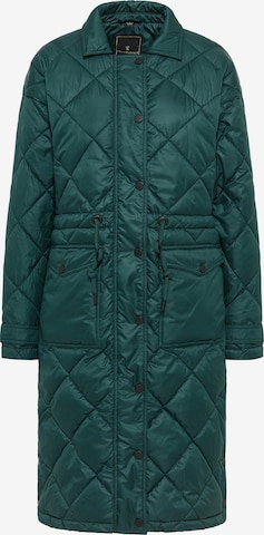 DreiMaster Klassik Winter Coat in Green: front