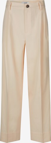 Loosefit Pantalon à plis 'Gawi' mbym en beige : devant