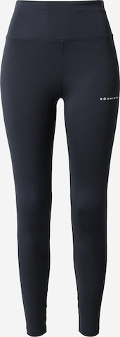 Röhnisch - Slimfit Pantalón deportivo en negro: frente