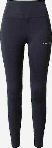 Coupe slim Pantalon de sport Röhnisch en noir : devant