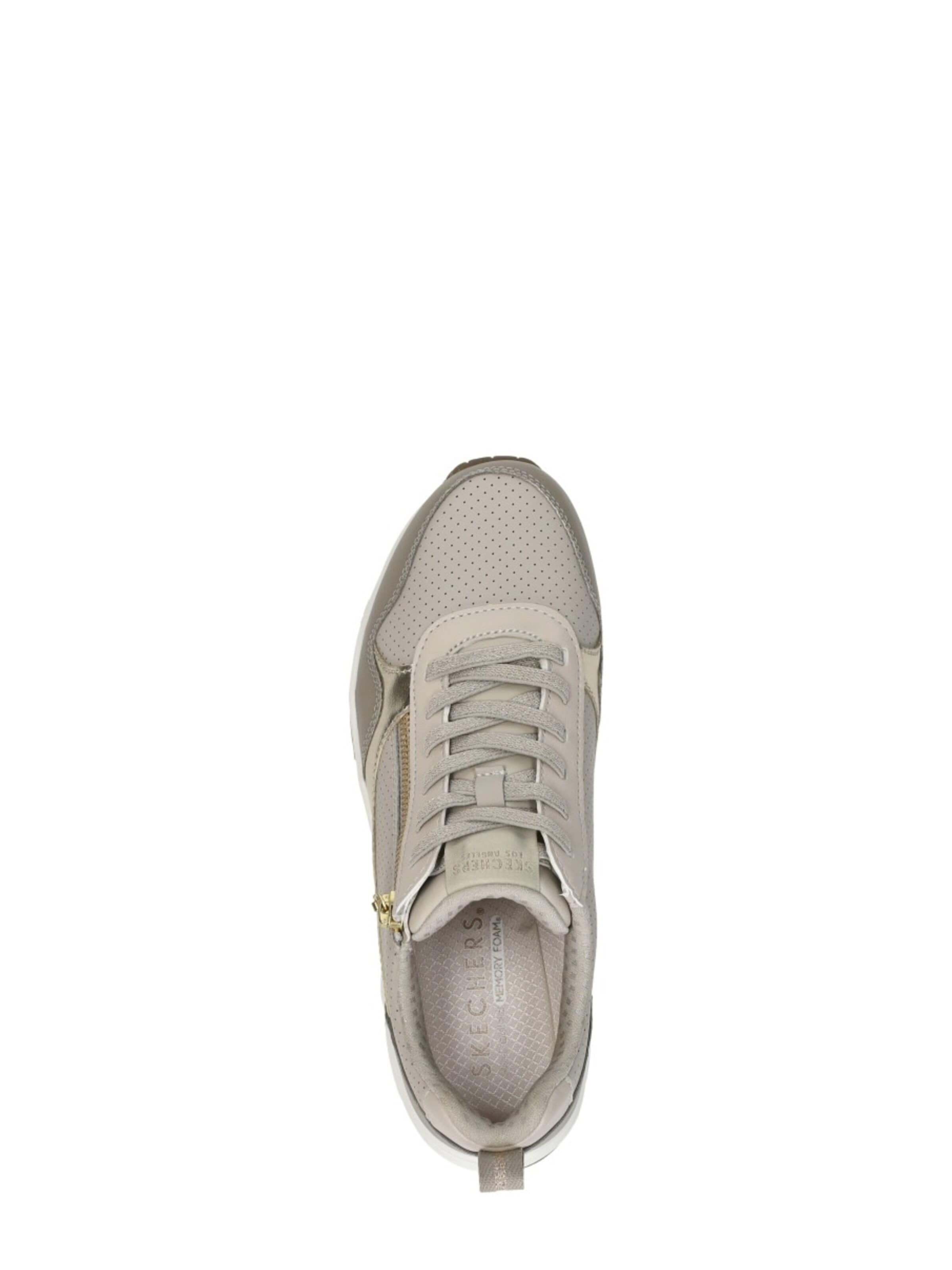 SKECHERS Sneakers laag 'Uno - Metallic Sliders' in Beige