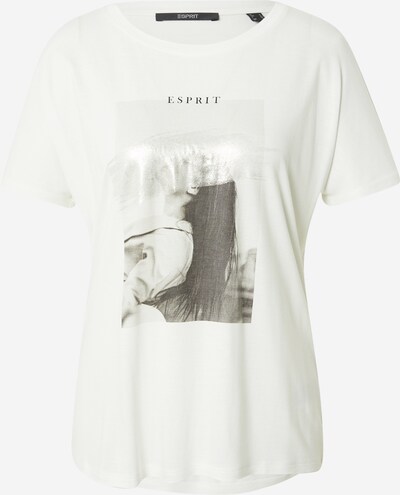 Esprit Collection قميص بـ رمادي فاتح / رمادي غامق / أبيض / أوف وايت, عرض المنتج
