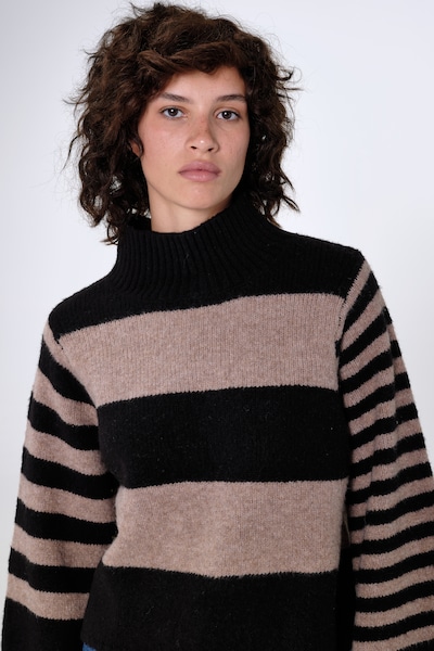 Aligne Sweater 'Grettel Chunky ' in Light brown / Black, Item view