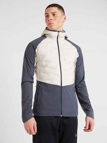 ODLO Athletic Jacket 'Zeroweight Insulator' in Grey: front