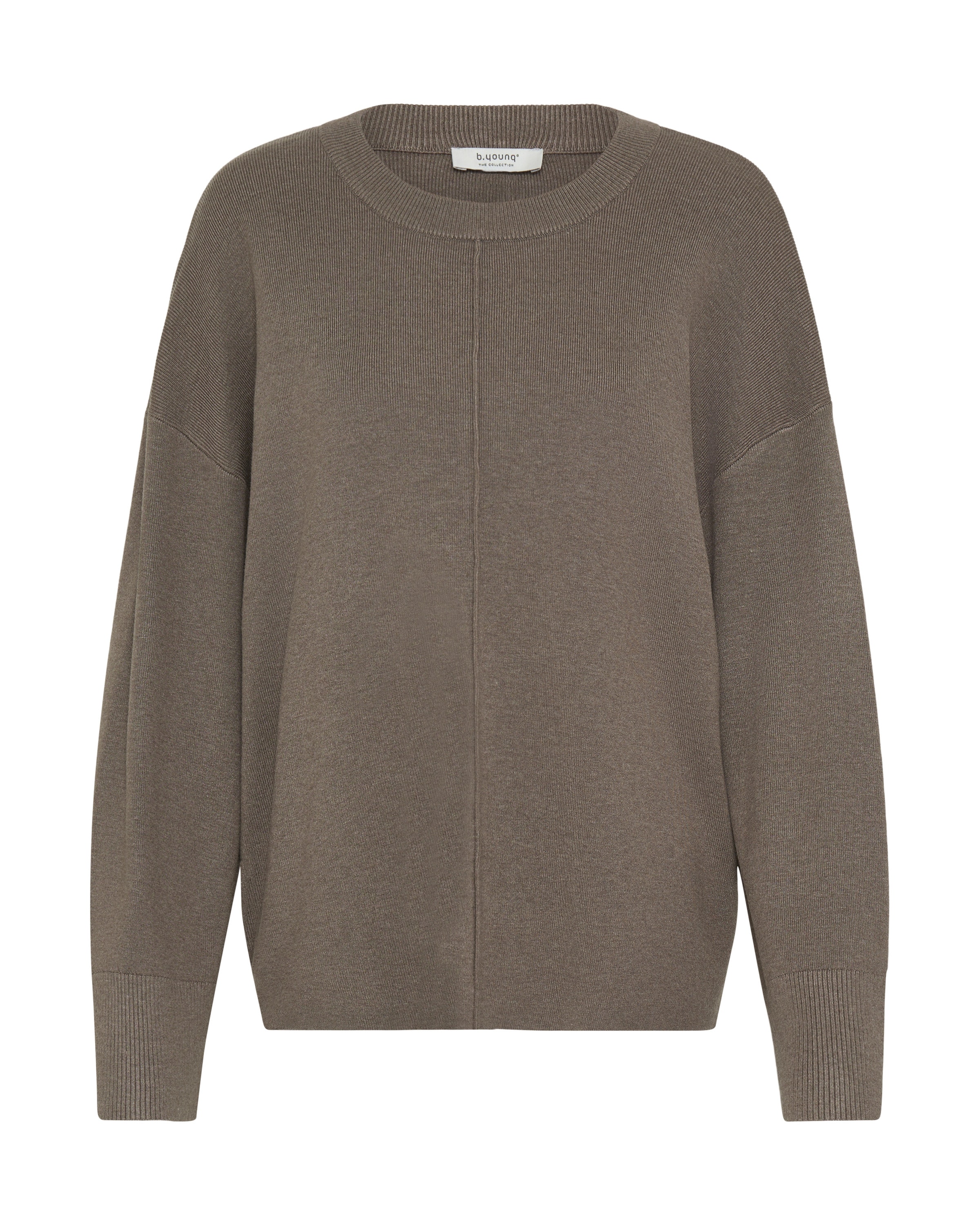Pull-over b.young en marron : devant