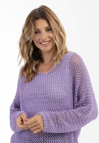 Usha Sweater in Purple