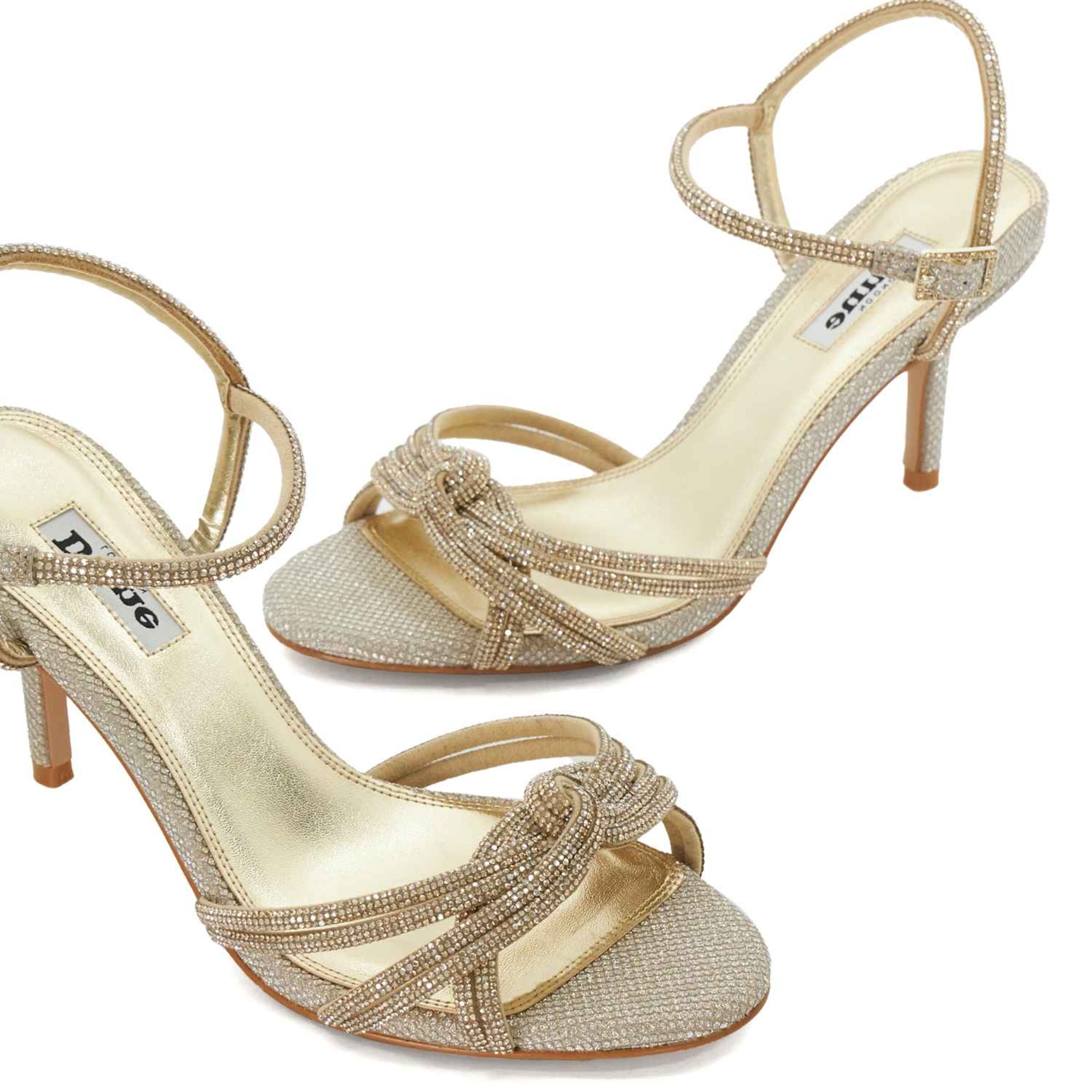 Sandales à lanières 'Marvelous' Dune LONDON en or