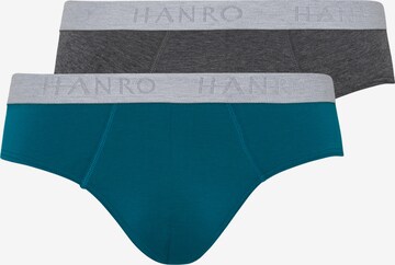 Hanro Panty in Blue: front