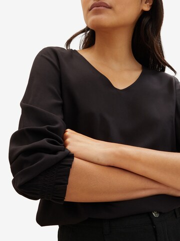 Camicia da donna di TOM TAILOR DENIM in nero