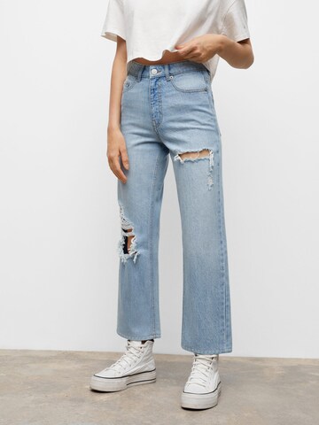 MANGO TEEN Regular Jeans in Blauw