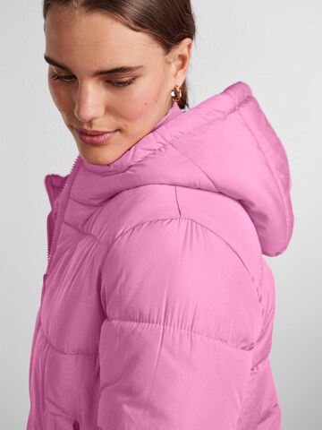 PIECES Winter Jacket 'Jamilla' in Purple