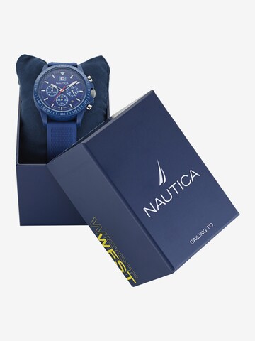 NAUTICA Analoog horloge 'ONE ' in Blauw