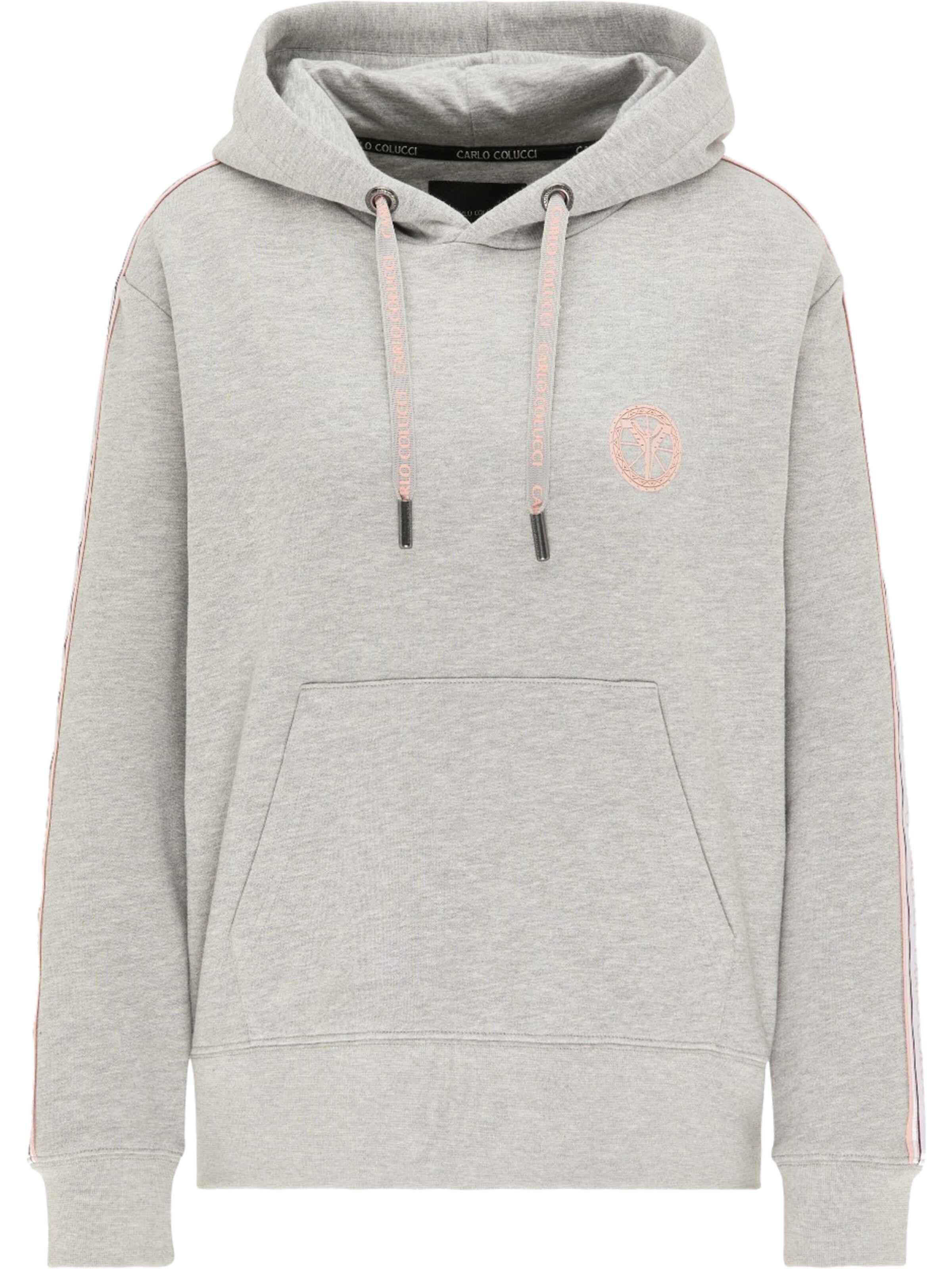 Carlo Colucci Sweatshirt 'Catania' in Grau: Vorderseite