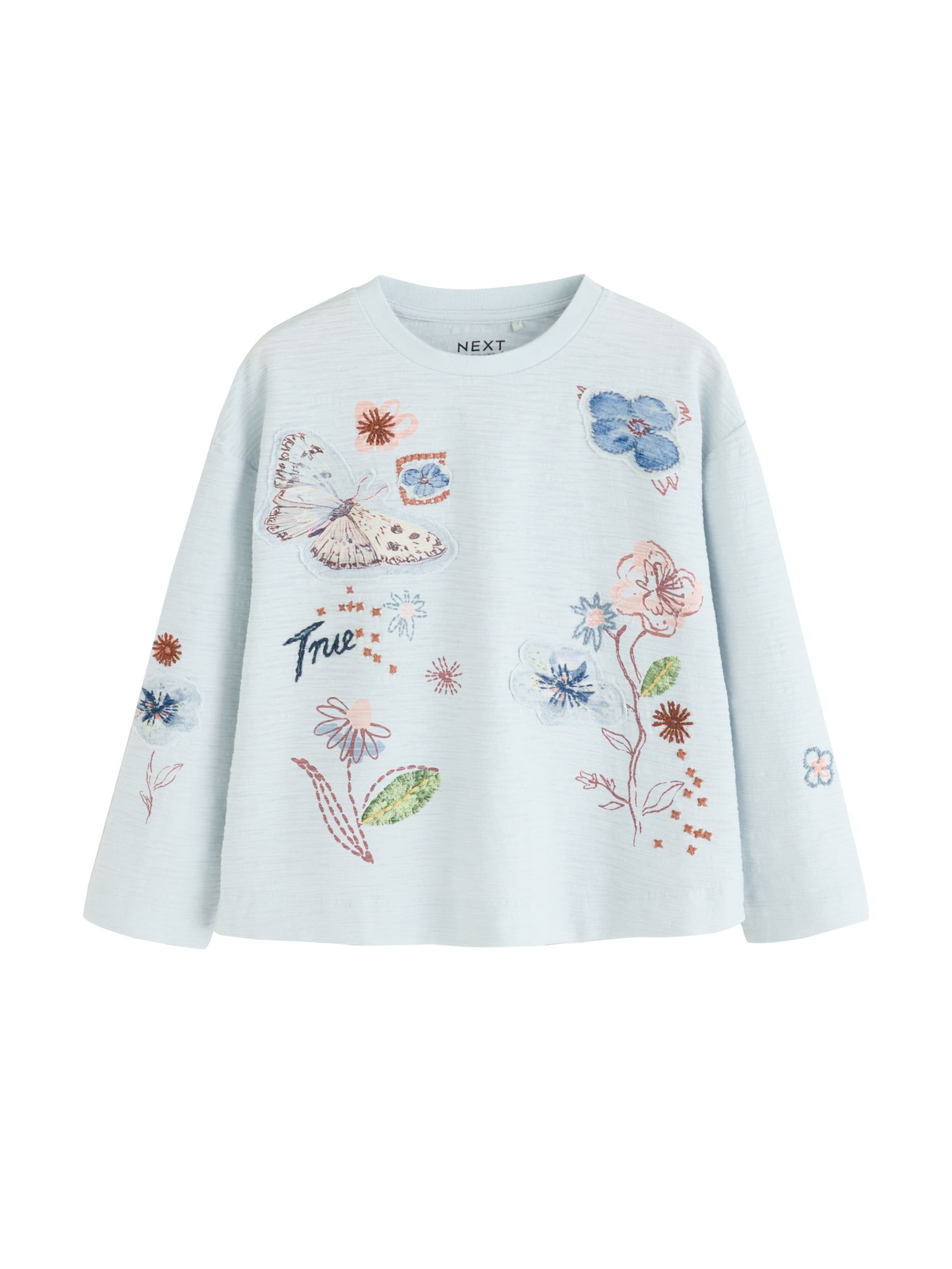 Next Shirt in Blauw: voorkant