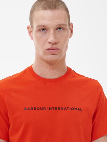 Barbour International Shirt in Oranje