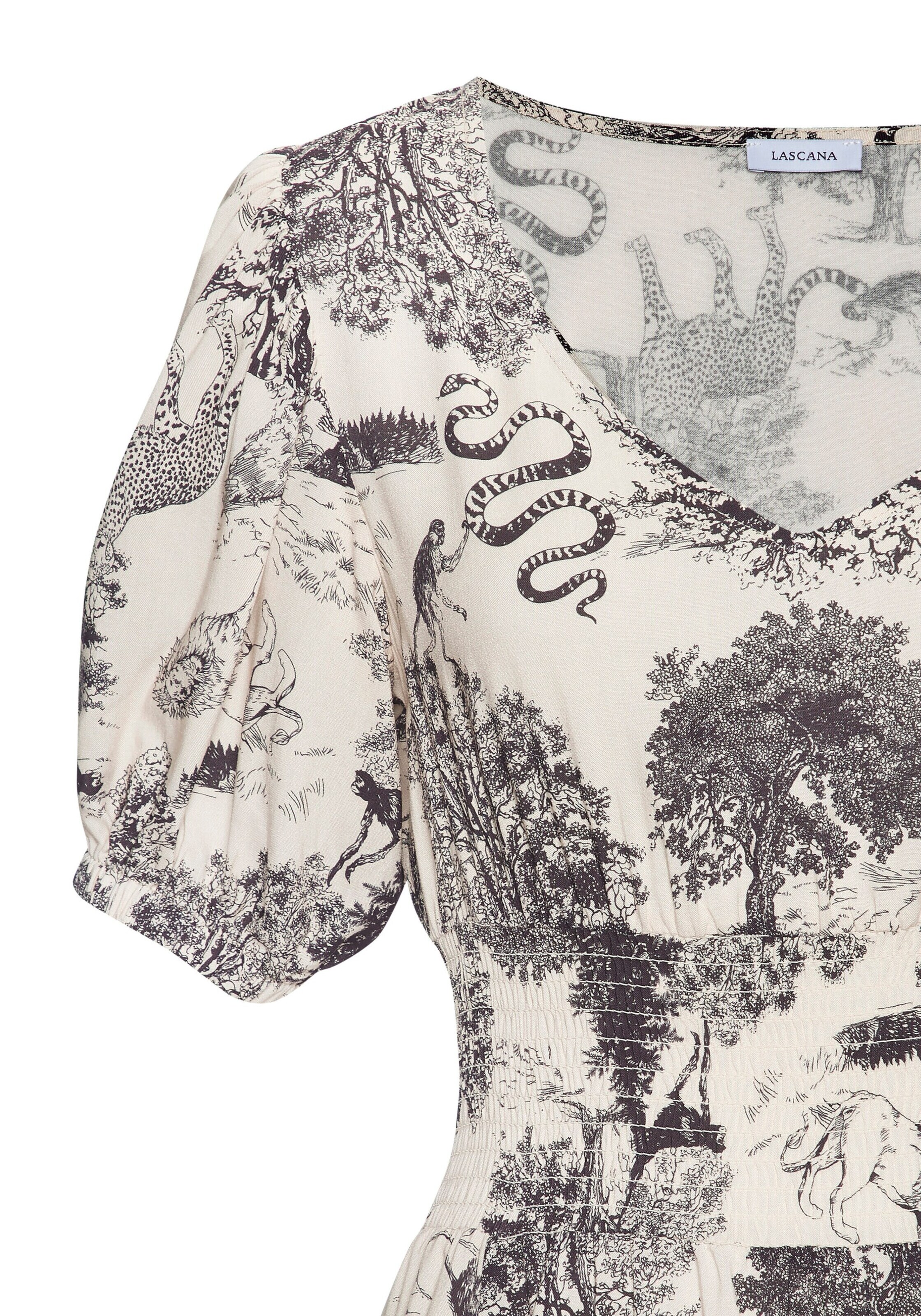 LASCANA Summer Dress in White