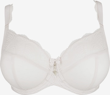 SugarShape T-shirt Bra 'Clara' in White: front