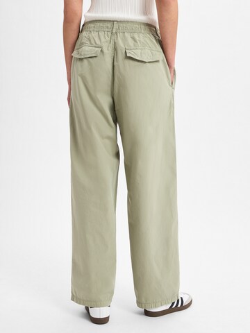 Wide Leg Pantalon à pince ' Hinduli-1 D_B ' HUGO en vert