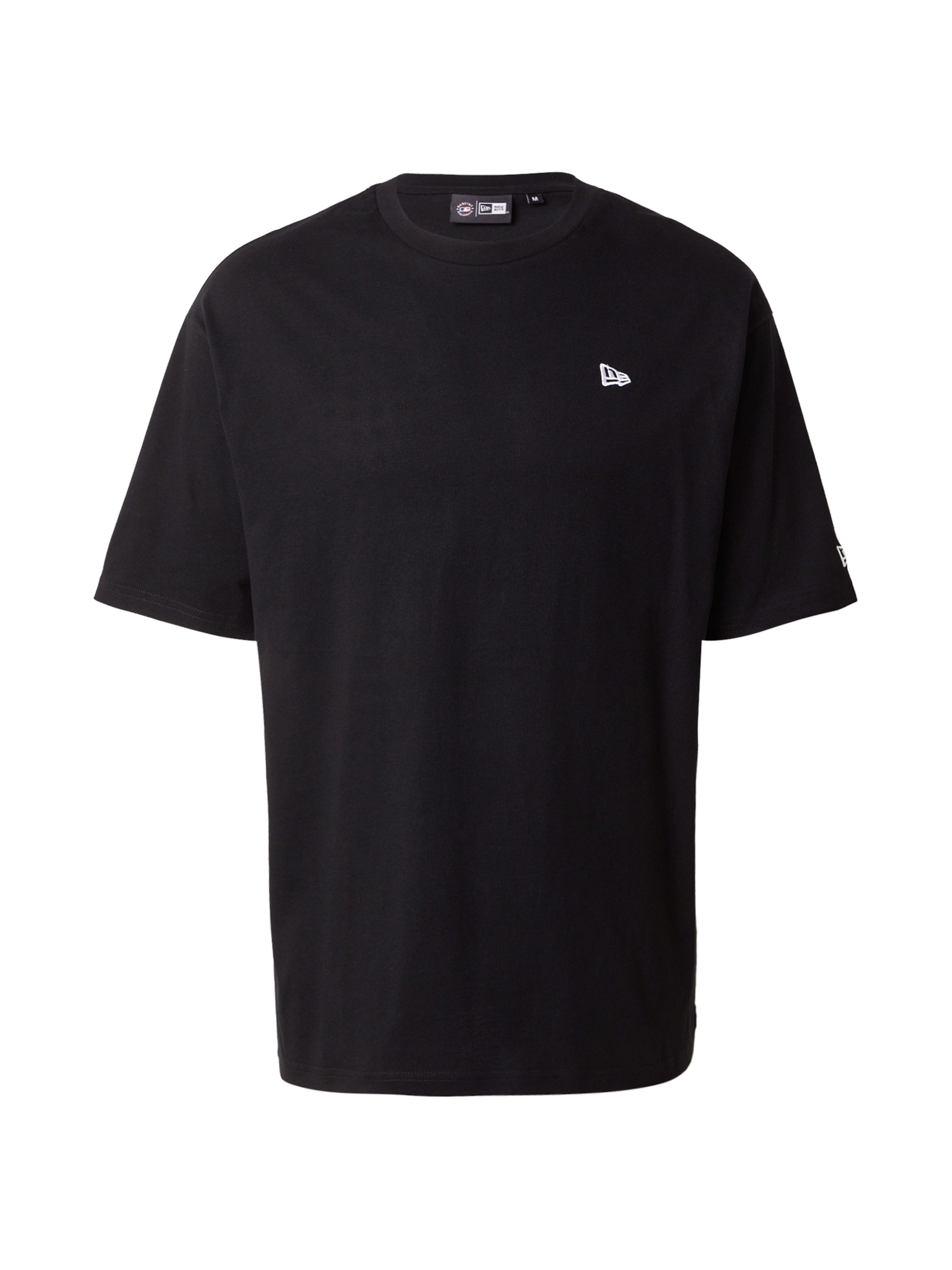 NEW ERA Футболка 'ESSNTIALS' в Черный: спереди
