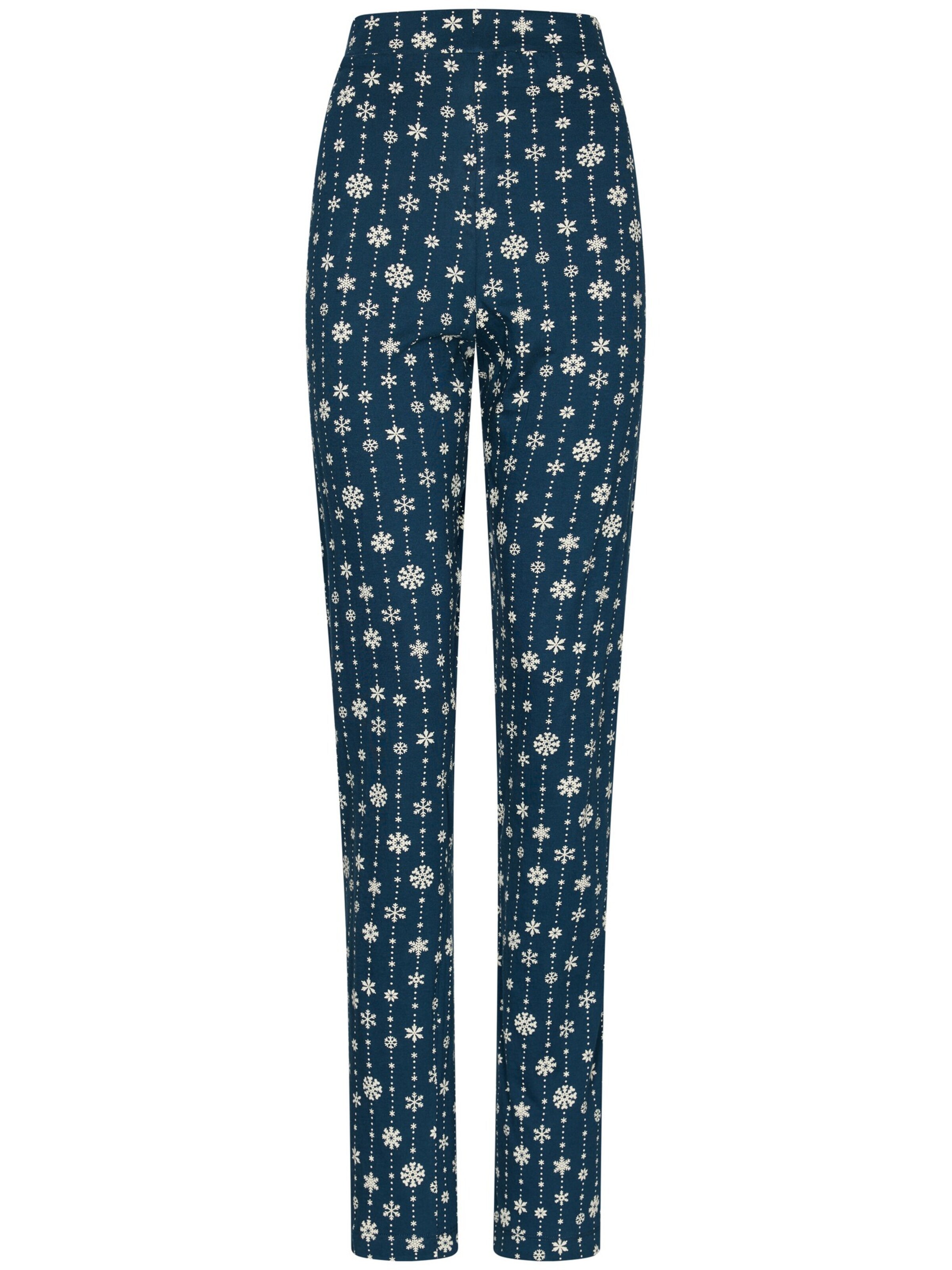 Rebelle Pyjama 'Snowy Sparkles' in Blauw