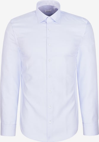 SEIDENSTICKER Slim fit Zakelijk overhemd in Blauw: voorkant