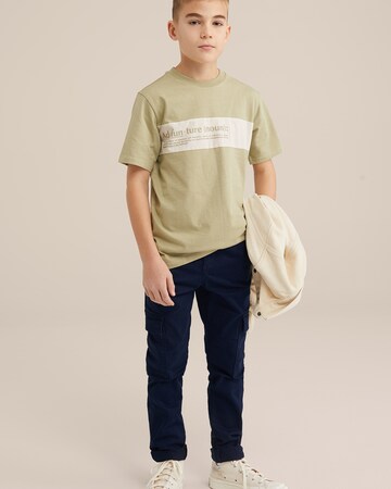 T-Shirt WE Fashion en vert