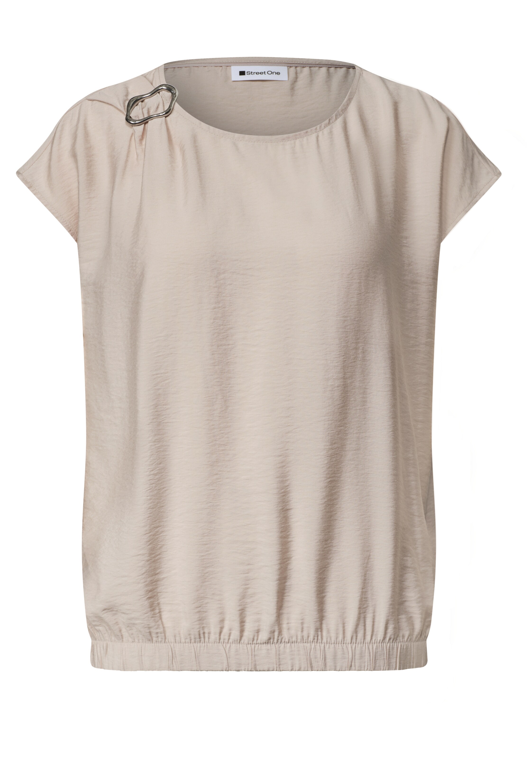 STREET ONE Bluse in Beige: Vorderseite