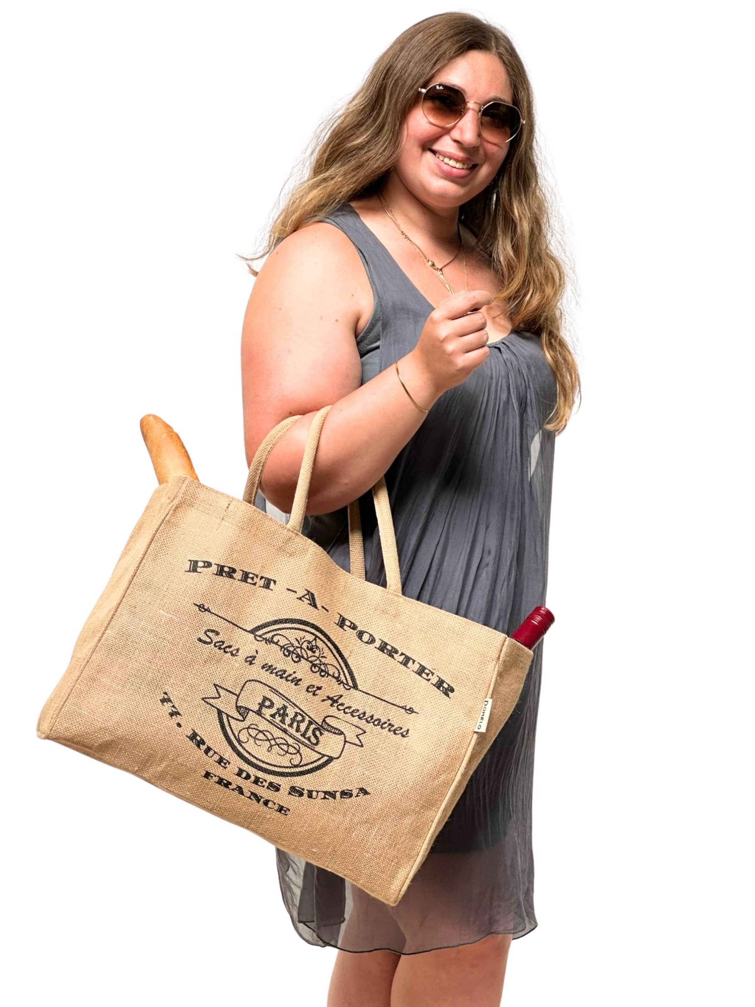 DOMELO Beach Bag 'Domelo' in Beige