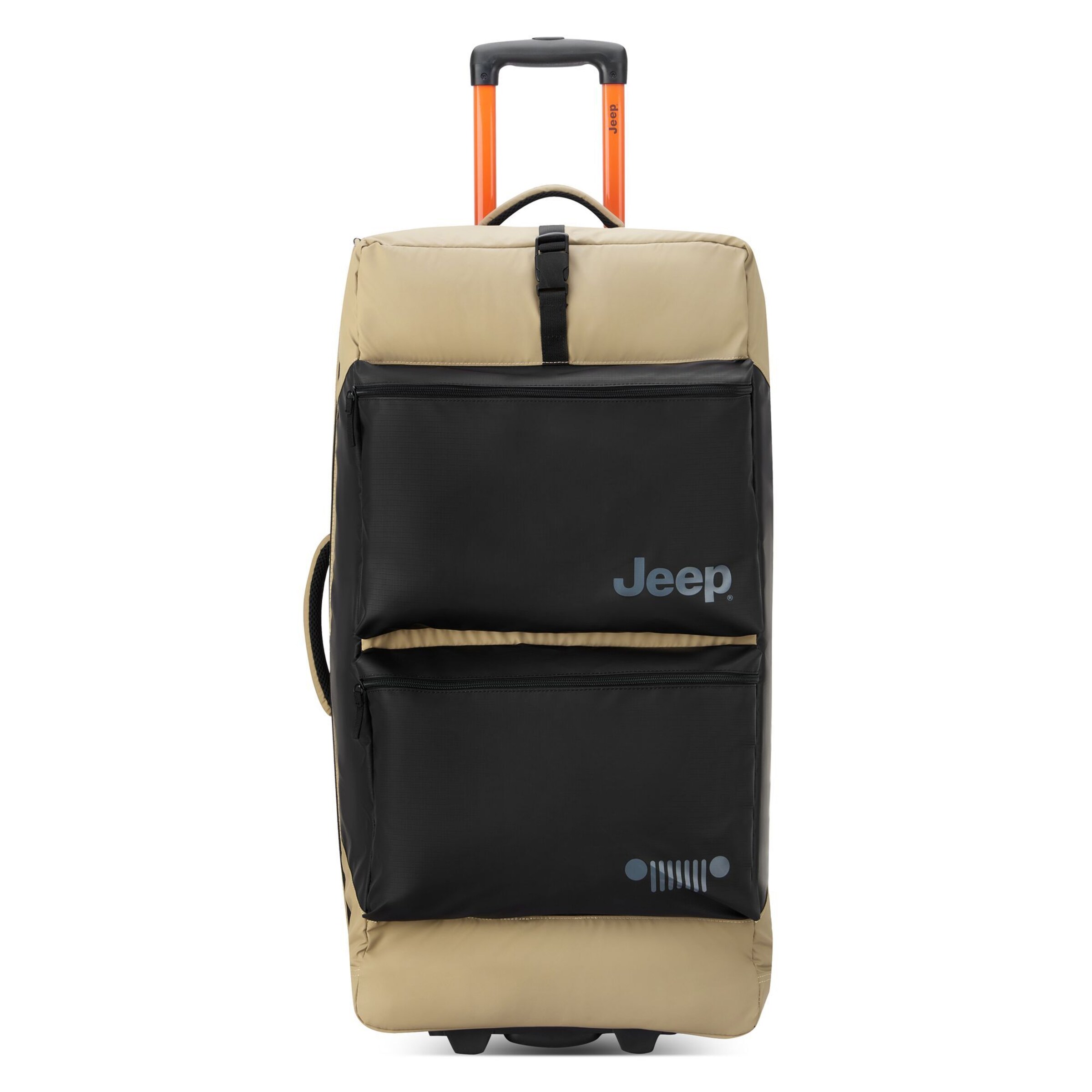 Trolley 'JS006B' di Jeep in beige: frontale