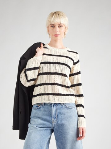 PIECES - Jersey 'PCNUKA' en beige: frente