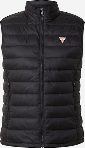 GUESS JEANS Weste in Schwarz: Vorderseite