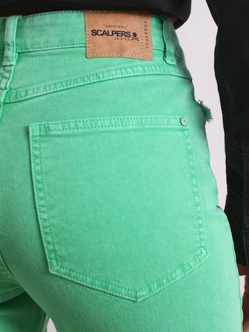 Scalpers Flared Jeans in Groen