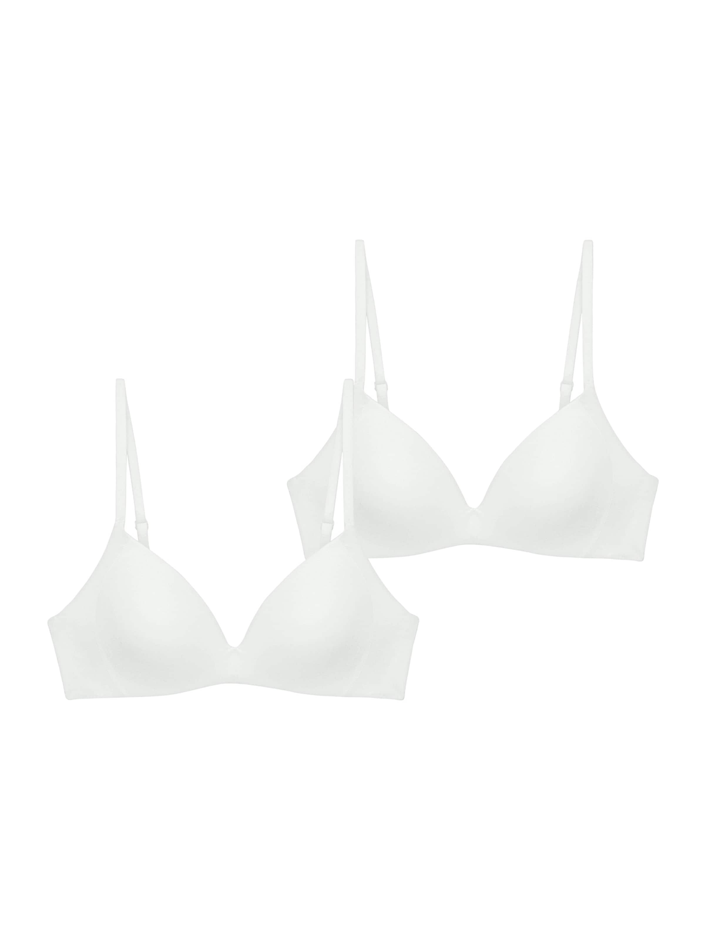 Invisible Soutien-gorge ' Body Make-up Soft Touch ' TRIUMPH en blanc : devant
