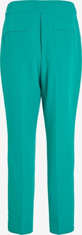VILA Regular Trousers with creases 'LYSA' in Green