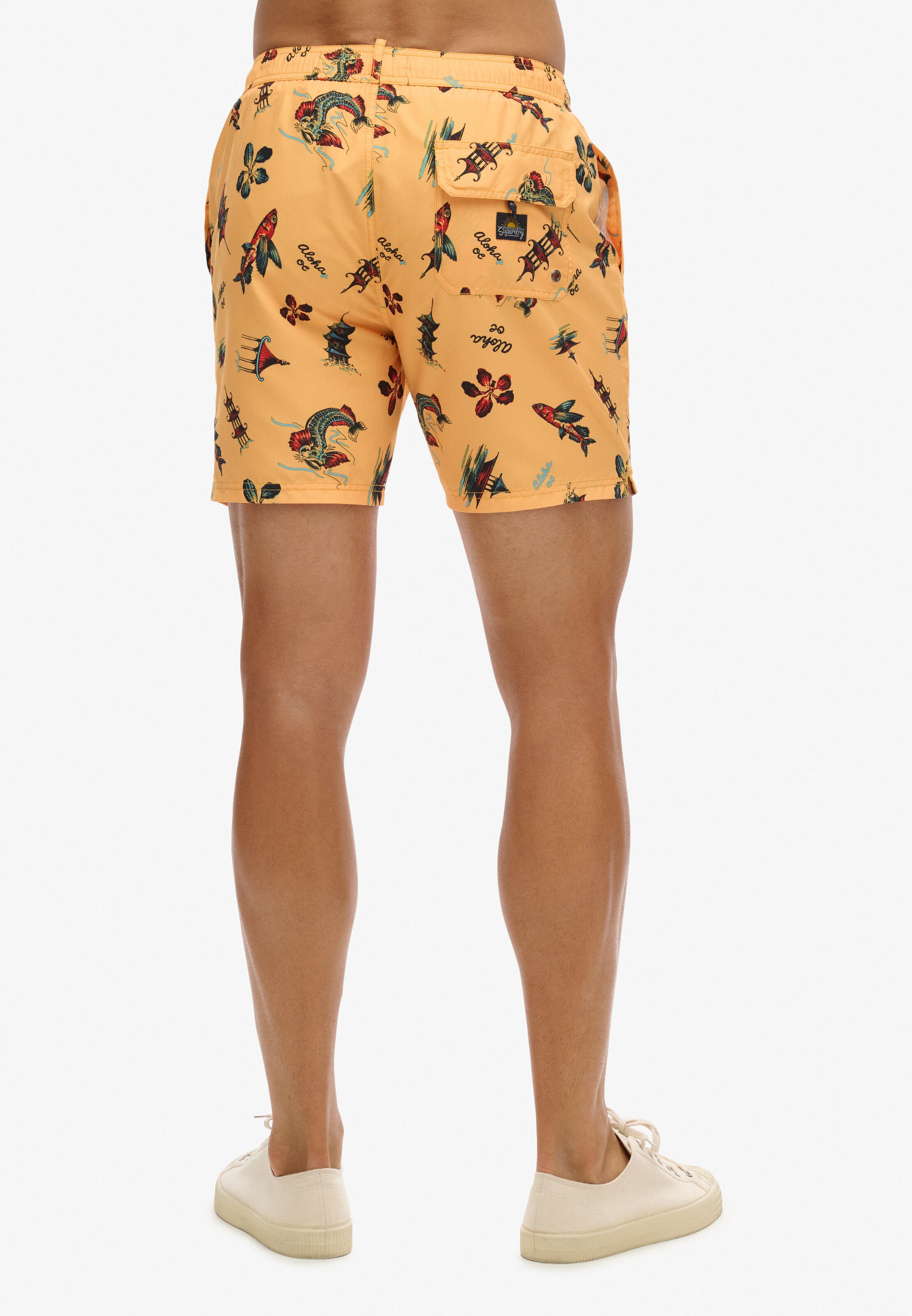 Shorts de bain '17"' Superdry en jaune