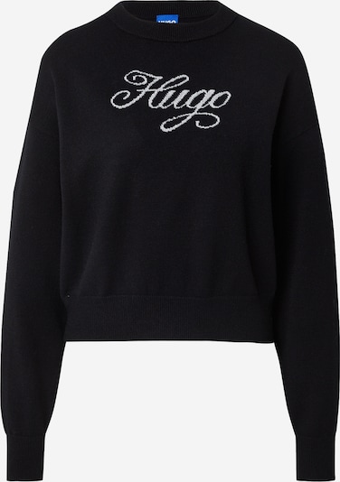 HUGO Neulepaita 'Slogix' värissä vaaleabeige / musta, Tuotenäkymä