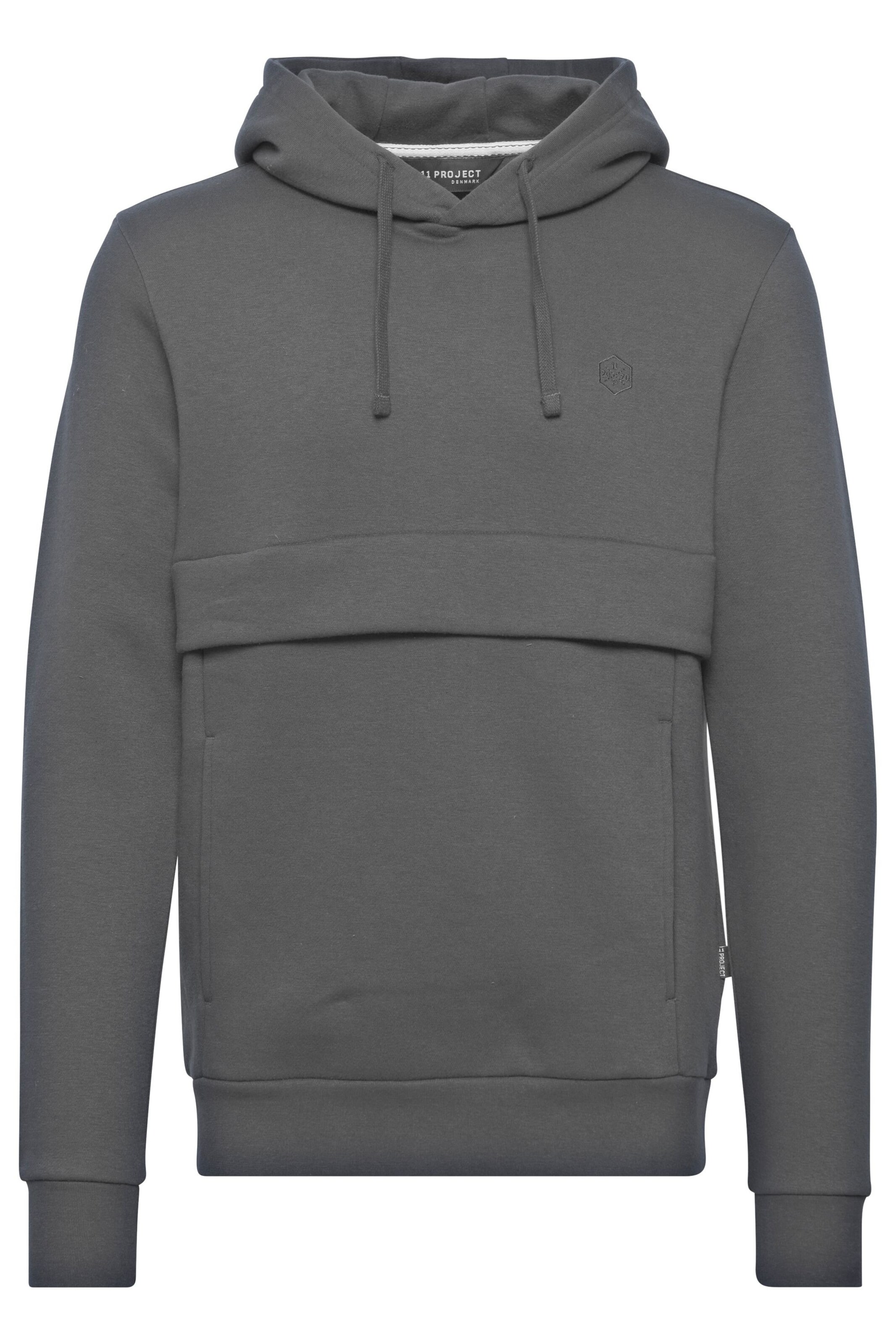 11 Project Sweatshirt 'Pranno' in Grau: Vorderseite