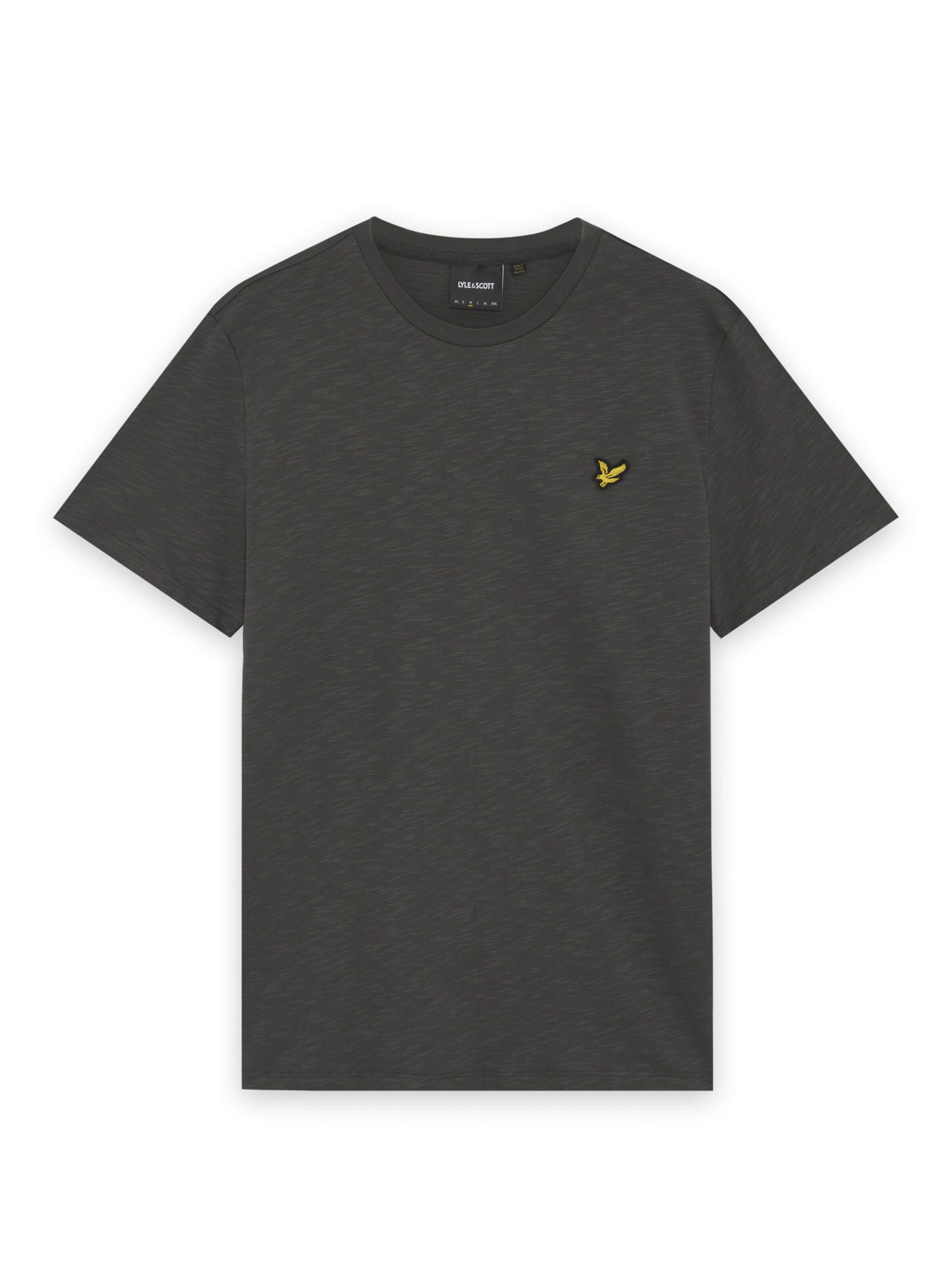 T-Shirt 'Fine Slub' Lyle & Scott en marron : devant