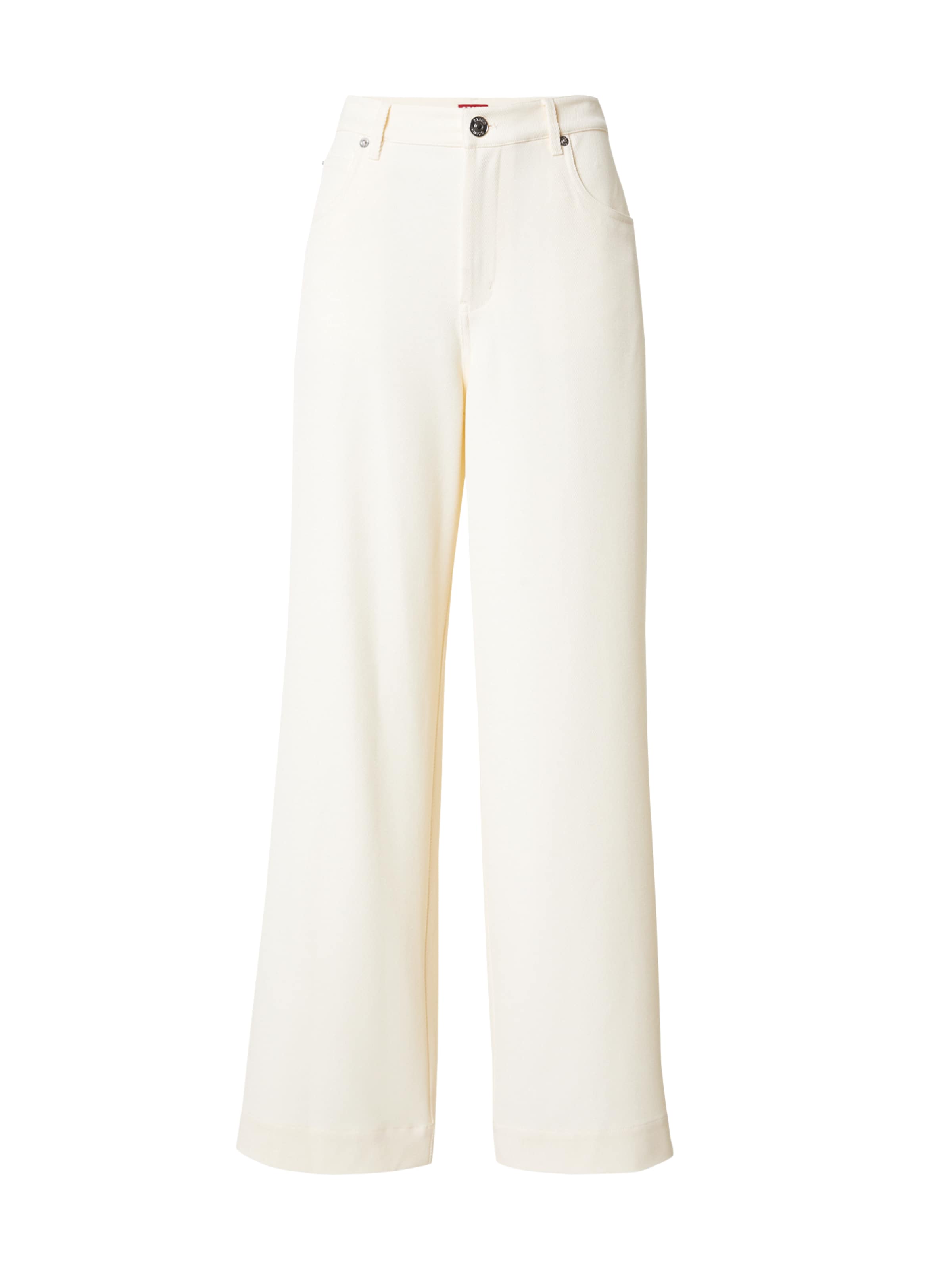 Staud - Pierna ancha Pantalón 'GRAYSON' en beige: frente